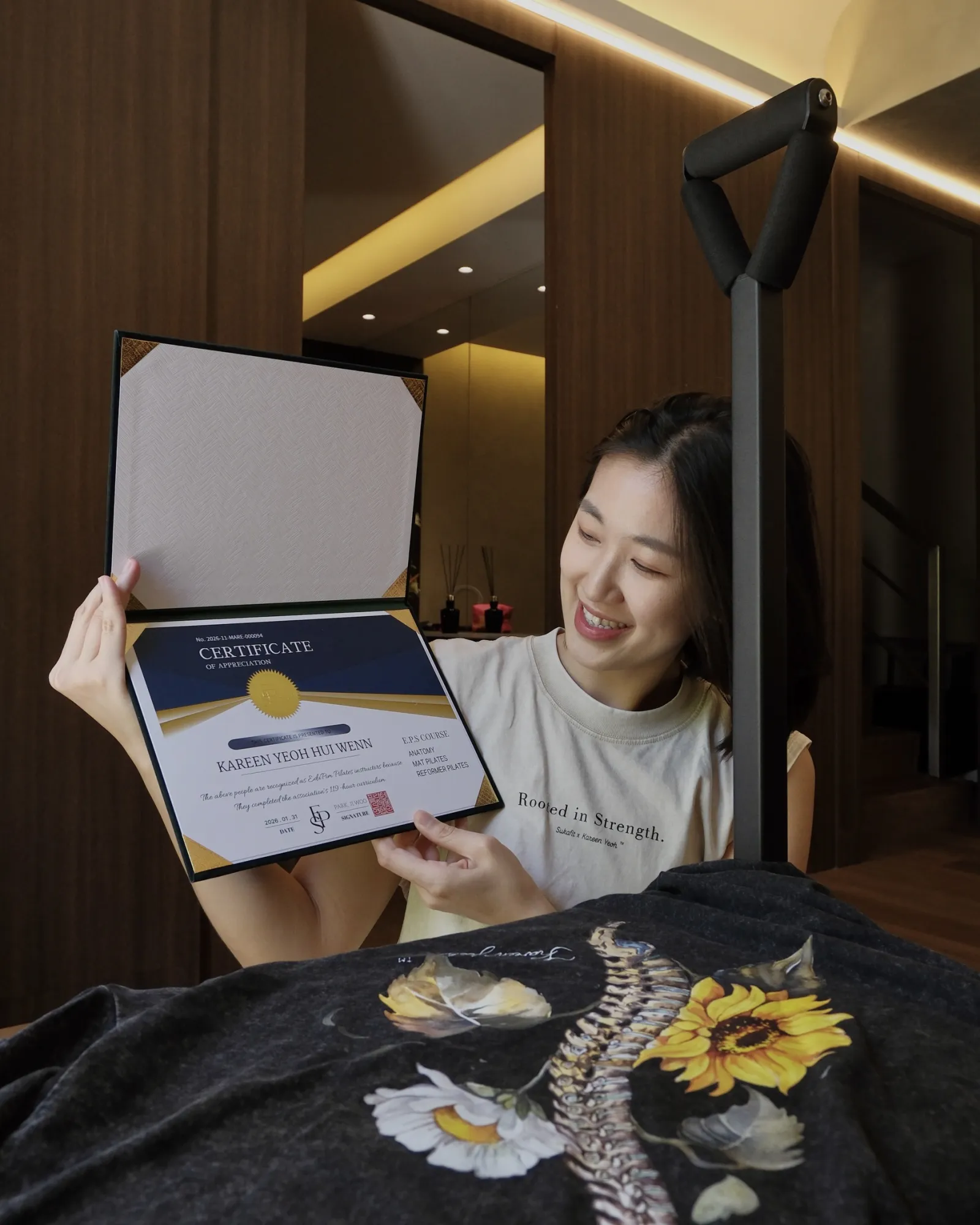 Kareen Yeoh Pilates certification